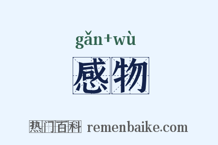 感物是什么意思的图片